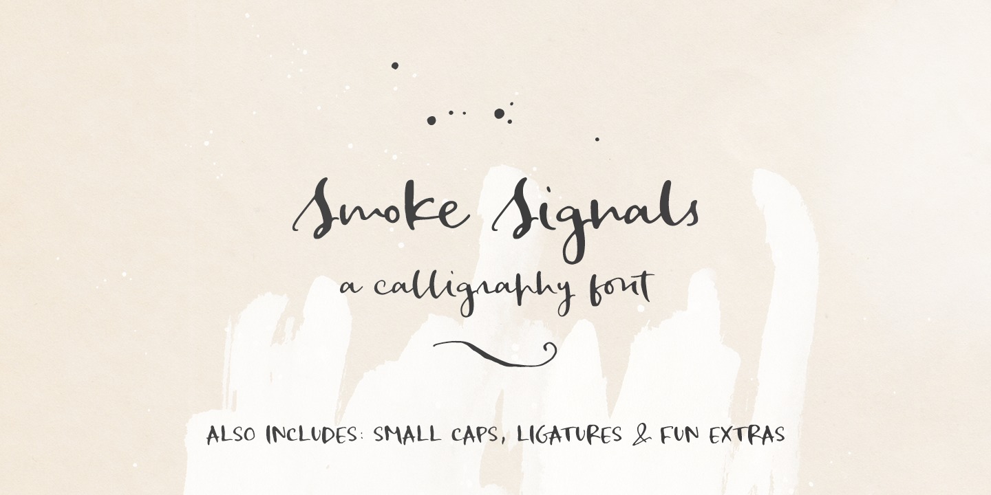 Smoke Signals Font